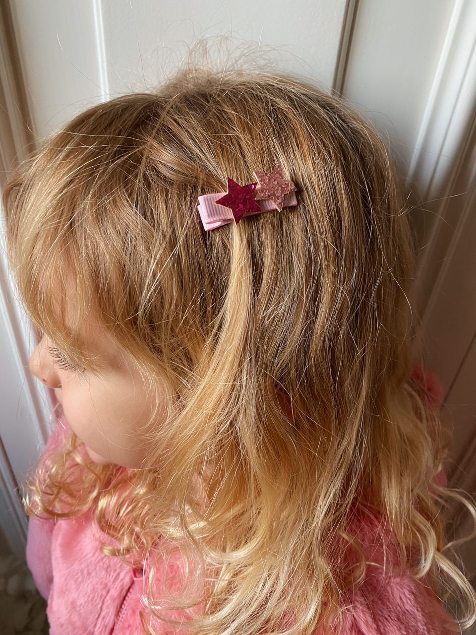 Fermagli per capelli in varie forme - colore rosa
